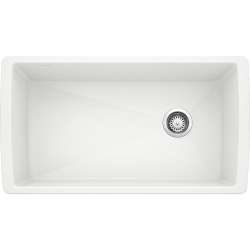 Diamond/Artona KF-441767 Super Single Sink Kit with Pull-Down Faucet and Strainer in White