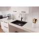 18-in x 25-in Granite 5.5-in Deep Kitchen Sink