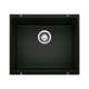 Precis SILGRANIT 21" Single Bowl Undermount Kitchen Sink - Coal Black, 442933