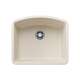 Diamond SILGRANIT 24" Single Bowl Undermount Kitchen Sink - Soft White, 443061