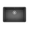 Precis SILGRANIT 27" Single Bowl Undermount Kitchen Sink - Anthracite, 522259