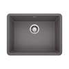 Precis SILGRANIT 24" Single Bowl Undermount Kitchen Sink - Cinder, 522412