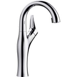 526381-M Artona Blanco 526381 Artona Single-Lever Pull-Down Bar Faucet with 1.5 GPM in Polished Chrome