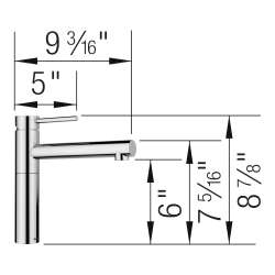 Alta II Bar Faucet - Chrome, 527568