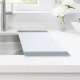17.25-in L x 10.625-in W Glass Cutting Board in White