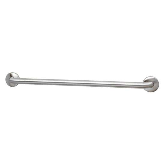 12-in L Stainless Steel Concealed Wall Mount Grab Bar, Satin