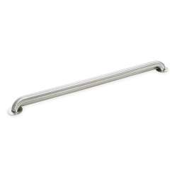 24-in L Stainless Steel Front Mounted Grab Bar, Satin