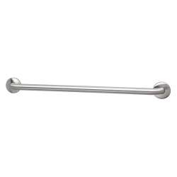 24-in L Stainless Steel Concealed Wall Mount Grab Bar, Satin