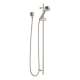 Euro 85521-BN Hand Shower Package Includes Slide Bar, Hose, and Wall Supply in Brushed Nickel