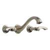 Less Handles Wall Mount Lavatory Faucet in Polished Nickel