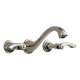 Less Handles Wall Mount Lavatory Faucet in Polished Nickel