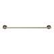 Towel Bar in Polished Nickel/Cocoa Bronze