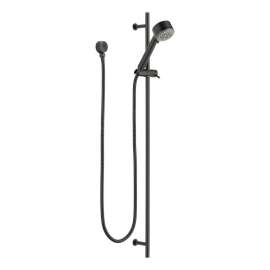 Hand Shower Package Includes Slide Bar, Hose, and Wall Supply