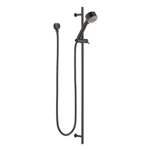 Hand Shower Package Includes Slide Bar, Hose, and Wall Supply