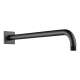 Siderna RP71650BL Shower Arm and Flange in Matte Black