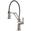 Artesso 63225LF-SS Single Handle Articulating Kitchen Faucet in Stainless Finish