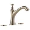 Widespread Lavatory Faucet Less Handles in Brushed Nickel Finish, 1.2gpm Flow Rate