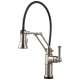 Single Handle Articulating Kitchen Faucet with SmartTouch Technology in Stainless Finish