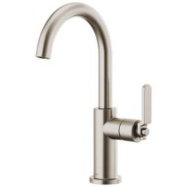 Litze Bar Faucet With Arc Spout And Industrial Handle