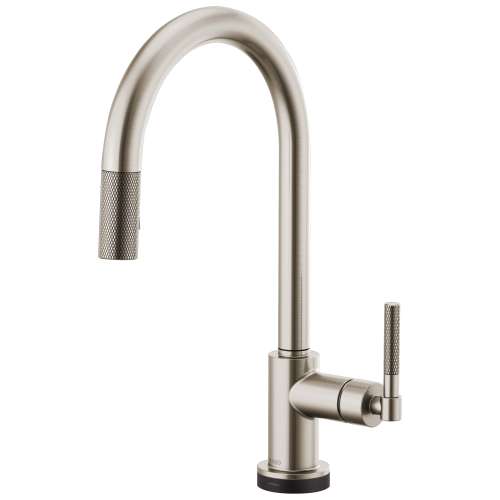 Litze SmartTouch Pull-Down Faucet With Arc Spout And Knurled Handle