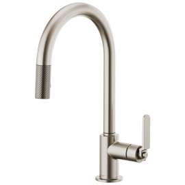 Litze Pull-Down Faucet With Arc Spout And Industrial Handle