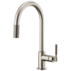 Litze Pull-Down Faucet With Arc Spout And Knurled Handle
