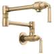 4 GPM Wall Mount Pot Filler in Luxe Gold Finish