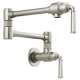 4 GPM Wall Mount Pot Filler in Stainless Finish