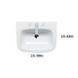 One 65 Washbasin in White