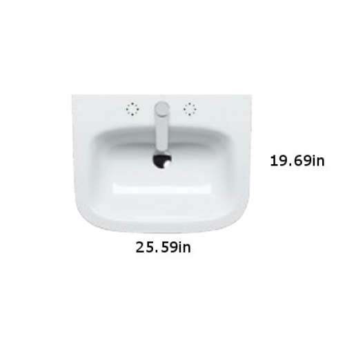 One 65 Washbasin in White