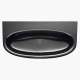 Muse 1100MUNE 100 Series 39.37-in W x 19.69-in L Sink Black