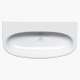 Muse 1100MUS00 100 Series 39.37-in W x 19.69-in L Sink White