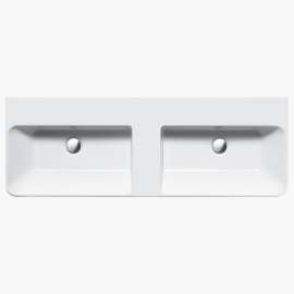 120x48 Series 47.24-in W x 18.9-in L Sink White