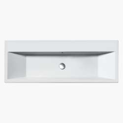 120 Series 47.24-in W x 18.11-in L Sink White