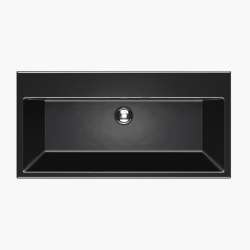 100 Series 39.37-in W x 19.69-in L Sink Black