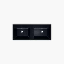 125 Series 49.22-in W x 19.69-in L Sink Black