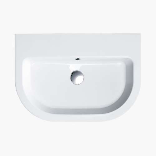 65 Series 25.6-in W x 18.11-in L Sink White
