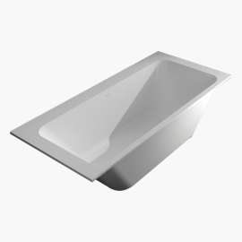 SMSZE6731-01 Zara 67-in x 31-in x 22-in Resin Stone Drop-In Or Undermount Bathtub With Center Drain, White (Velvet)