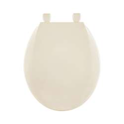 1200-106-A Plastic Round Toilet Seat in Bone