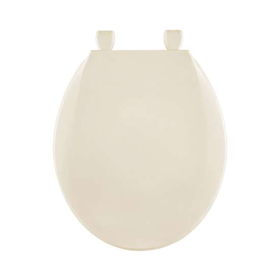 1200-106-A Plastic Round Toilet Seat in Bone