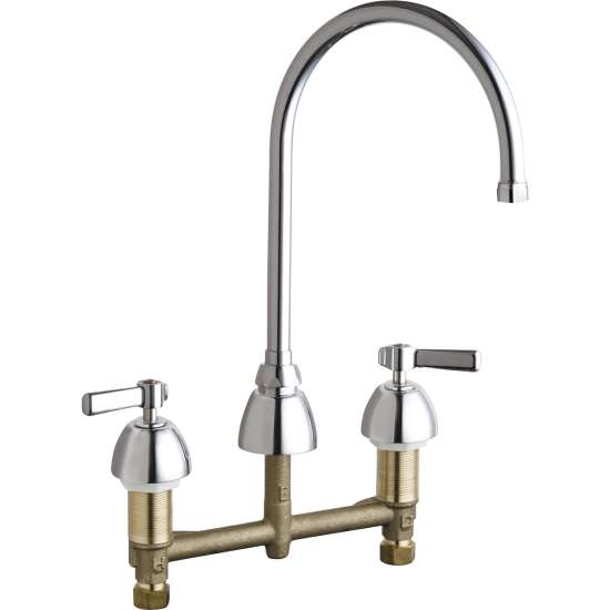 0.5 GPM Deck Mounted Manual Ecast Sink Faucet with 8