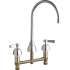 0.5 GPM Deck Mounted Manual Ecast Sink Faucet with 8
