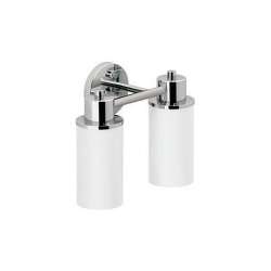 12.95in Wide 2 Light Bathroom Fixture in Chrome