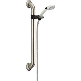 Universal 52001-DS Adjustable Grab Bar 2-Setting Hand Shower in Brilliance Stainless