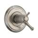 T17T097-SS Cassidy Dual Function Thermostatic Valve Trim with Integrated Volume Control Less Rough-in in Brilliance Stainless