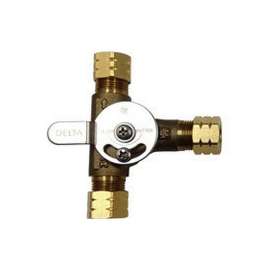 Universal Mixing Valve with 3/8 Inch Connections in Polished Chrome