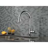Trinsic 9159-DST Single Handle Pull-Down Kitchen Faucet in Polished Chrome