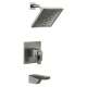 T17T443-KS-PR Trillian TempAssure 17T Series Tub & Shower Trim, Lumicoat Black Stainless