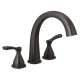 T2777-RB Stryke Delta Stryke Three Hole Roman Tub Trim, Venetian Bronze