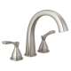 T2777-SS Stryke Delta Stryke Three Hole Roman Tub Trim, Stainless